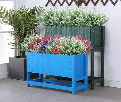 RECUTMS 36 Bundles Artificial Flowers for Outdoors, Artificial Plants UV Resistant Fake Flowers Greenery Faux Plants Outdoor for Decoration Outdoor Plants Hanging Planter Home Garden Decor(White)