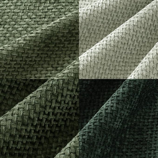 MIULEE Pack of 4 Couch Throw Pillow Covers 20x20 Inch Green Soft Decorative Chenille Pillow Covers Farmhouse Accent Cushion Covers for Boho Spring Home Decor Sofa Bedroom Living Room