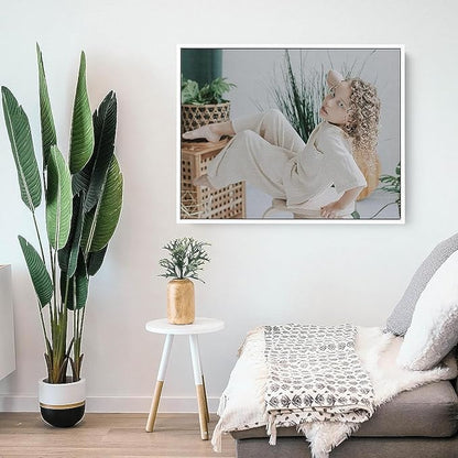 Personalized Custom Canvas Prints: Photo On Canvas (White, 24x36) Transform Your Photos into Stunning Framed Wall Art Digitally Printed Photo To Canvas Ideal for Home Decor, Gifts Keepsakes.Made in Texas, USA