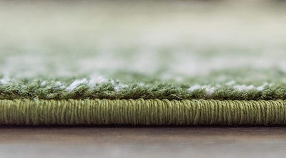 Rugs.com Arlington Collection Rug – 5' x 8' Green Medium-Pile Rug Perfect for Living Rooms, Large Dining Rooms, Open Floorplans