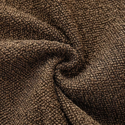 Foindtower Decorative Textured Boucle Throw Pillow Covers Accent Solid Pillow Cases Neutral Soft Cozy Couch Cushion Case for Chair Sofa Bedroom Living Room Home Decor 16x16 Inch,1PC,Chocolate