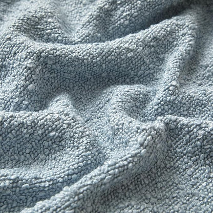 JUSPURBET Light Blue Decorative Pillow Covers 22x22 Set of 2 Throw Pillow Covers for Couch Sofa Bed Cozy Boucle Textured Cushion Covers Cases with Hidden Zipper for Living Room Home Decor
