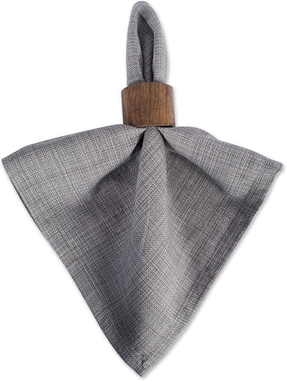 DII Variegated Tabletop Collection, Napkin Set, 20x20, Gray, 6 Piece