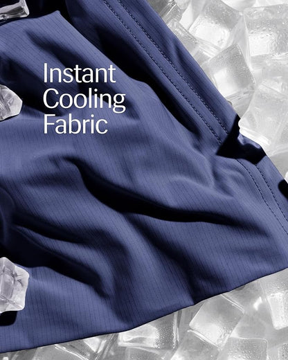 REST® Evercool®+ Top Sheet, Full/Queen Size, Midnight Blue, 93"X108" (1 Flat Sheet only)