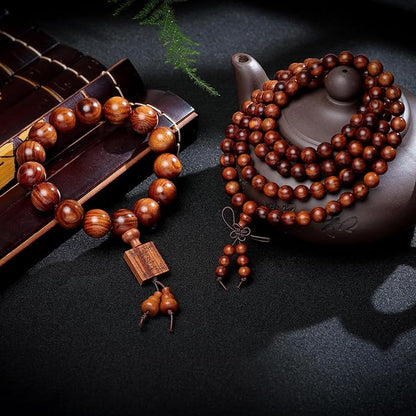 Natural Wooden Adult Bracelet Spring Chain Bracelet， 1pc/pack