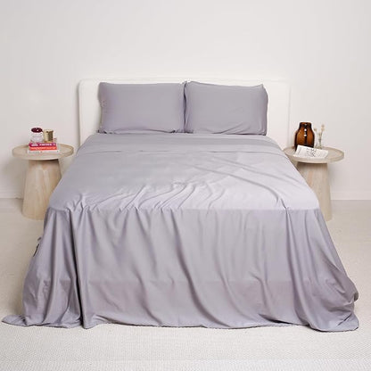 THE LAD COLLECTIVE 2.0 Bedding Set - 4 Piece Sheet & Pillow Case Set, Custom Cotton Blend, Soft, Comfortable, Temperature Regulating, & Easy-to-Use - (Twin XL, Margaret River)