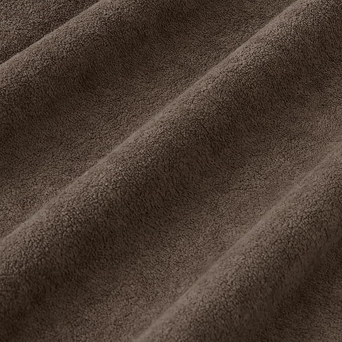 Kevin Textile Waterproof Decorative Pillow Covers Coco Brown 22x22 Inch Pack of 2 Soft Boucle Textured Euro Pillowcases Elegant Accent Pillows for Couch Sofa Chair Bed Home Decor Indoor Outdoor