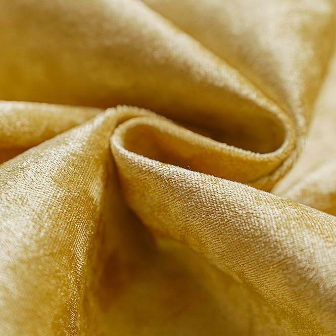 NiNi ALL Decorative Throw Pillow Covers Pack of 2, Velvet Throw Pillow Cases for Couch Pillows Cover Bedroom Living Room Outdoor Pillow Covers 20x20 Inch Gold