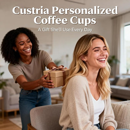 G9W168 Custom Coffee Mug, Customizable Coffee Cups with Pictures Personalized Ceramic Mug for Gifts Novelty Personalized Mugs for Friends (Yellow)