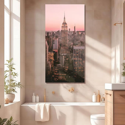 JIMUJIA Custom Canvas Art Print 36"x72" - Unframed Artwork, Personalized Wall Decor, Customizable Photo, Custom Portrait, Office, Living Room, Bedroom Wall Art(36×72in,Unframe)