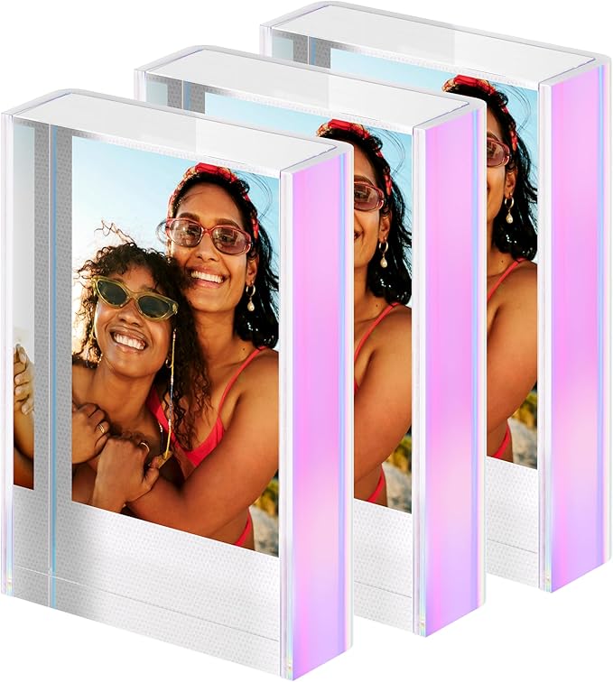 WINKINE Polaroid Frame for Photos, Instax Film Frame for Fujifilm Instax Mini Polaroid Film, Small Picture Frames 2x3, Baby Photo Frames for Tabletops, Mini Picutre Holder