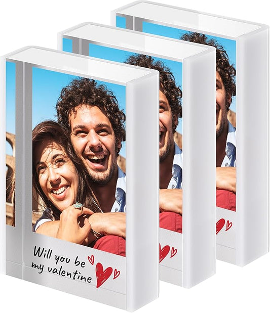 WINKINE Instax Frame, Polaroid Frame for Photos, 2x3 Small Picture Frames for Fujifilm Instax Mini Film, Mini Polaroid Photo Frames, Small Picture Display for Valentine Day Gift for Her Him