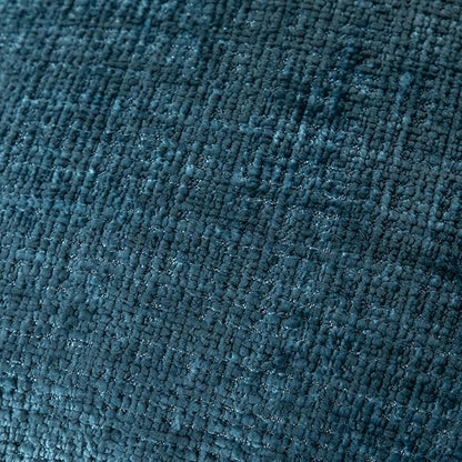 Yaertun Pack of 2 Chenille Textured Decorative Throw Pillow Covers Accent Solid Cushion Cover Soft Cozy Pillow Case with Velvet Back for Couch Sofa Bed Living Room 26x26 Inch Blue