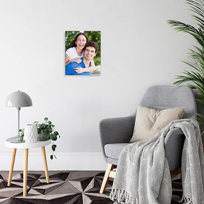 YYYYHPP Canvas Prints with Your Photos, Personalized Photo to Canvas Wall Art,Canvas Printing for Wedding, Family, Baby, Pets, Home Office Decor, Wrapped Frame 8"x10"