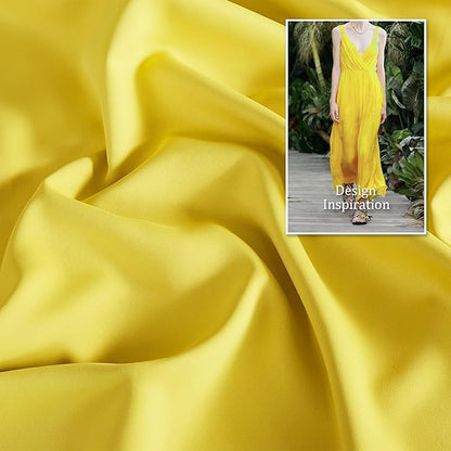 DUALIFE 108 Inch Length Yellow Curtain Drapes for Living Room Room Darkening Bedroom Curtains Thermal Insulated Grommet Top (60 by 108 inch Length, 2 Panels)