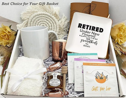 Retired Under New Management - Happy Retirement Gift - Funny Colleagues Goodbye Leaving Gifts for Coworkers Boss Leader Teacher - Appreciate Christmas Jewelry Tray Trinket Holder Ring Dish