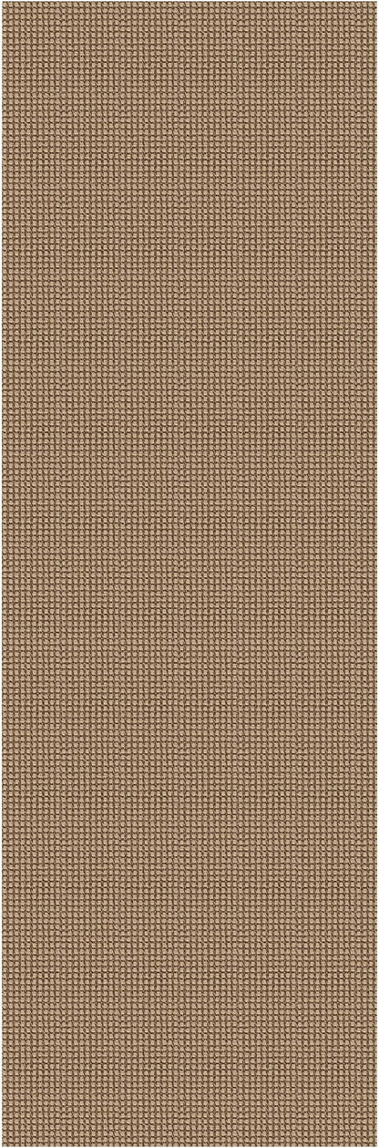 IOHOUZE Washable Runner Rug 2.6x8 Non Slip Rubber Backed Wide Hallway Runner Entryway Runner Indoor, Kitchen Rugs Woven Cotton Floor Carpet for Hall Bedroom, Orange/Tan/Brown