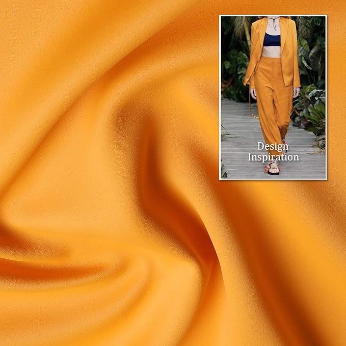 Dualife Marigold Blackout Curtain Panels/Drapes for Living Room 84 inch Length Solid Energy Efficient Room Darkening Bedroom Curtains Thermal Insulated Grommet Top 52x84 inch Orange Yellow