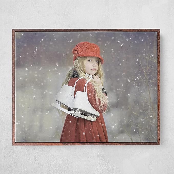 Personalized Custom Canvas Prints: Photo On Canvas (Dark Brown, 24x36) Transform Your Photos into Stunning Framed Wall Art Digitally Printed Photo To Canvas Ideal for Home Decor, Gifts Keepsakes.Made in Texas, USA