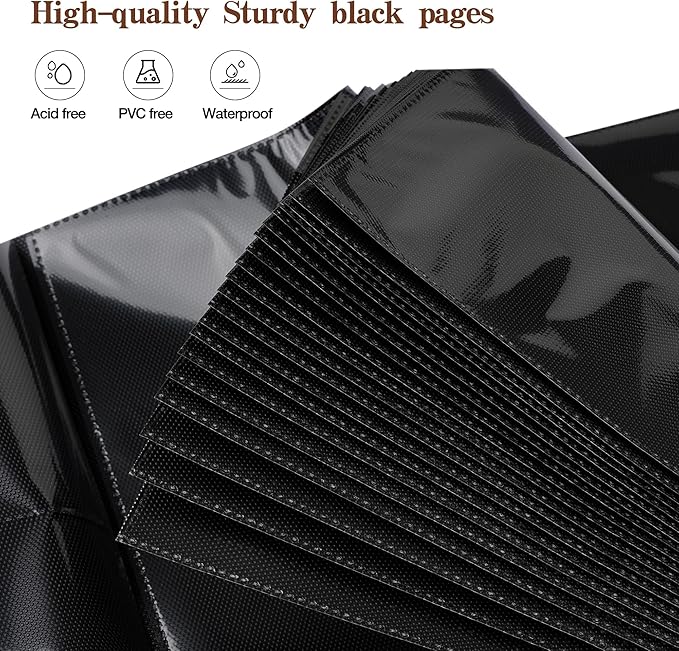 potricher Photo Album 4x6 1000 Photos Leather Cover Large Capacity Picture Albums with 1000 Horizontal and Vertical Pockets for Family Wedding Anniversary and Baby (Brown)