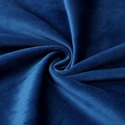 NiNi ALL Decorative Throw Pillow Covers Velvet 12x20 Inch Pack of 2 Blue Cushion Covers Soft for Couch Sofa Bedroom Living Room Outdoor