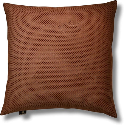 LL LEATHER LOVERS Star Sparkling Suede Pillow Cover, Square Soft Metallic Throw Pillow Covers, Pillow Cases for Home Décor, Sofa, Couch Chair, Car (20x20 Inches, Sparkling Brown Pack of 1)