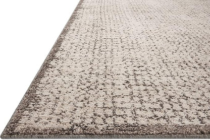 Loloi Darby Collection DAR-04 Ivory/Stone 5'-3" x 7'-6" Area Rug