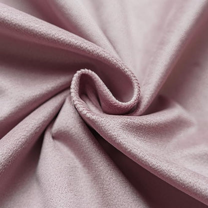 NiNi ALL Decorative Throw Pillow Covers Velvet 20x30 Inch Pack of 2 Dusty Pink Cushion Covers Soft for Couch Sofa Bedroom Living Room Outdoor