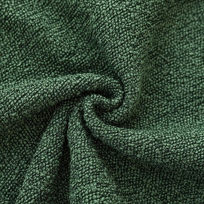 Foindtower Pack of 2 Textured Boucle Throw Pillow Covers Neutral Accent Solid Decorative Pillow Cases Cozy Woven Couch Cushion Case for Sofa Bedroom Living Room Home Decor 20x20 Inch Pine Green