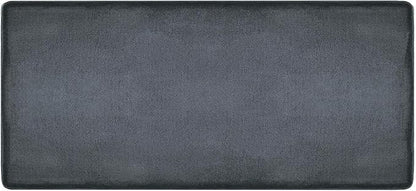 PURE ERA Carpet Stair Tread Landing Mat Area Rug Ultra Plush Shag Soft Non Slip Skid Resistant Tape Free Indoor Doormat Washable Reusable Dark Gay 2' X 6'