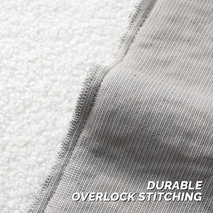FUTEI Dark Grey Throw Pillow Covers 18x18 Inch Set of 2,Furry Faux Fur Teddy Boucle Textured Cushion Covers,Soft Fluffy Decorative Pillow Case,Home Decor for Couch Bed Living Room Office Car