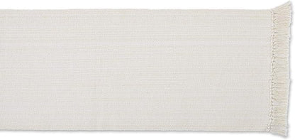DII Variegated Tabletop Collection, Table Runner3x108, Off-White