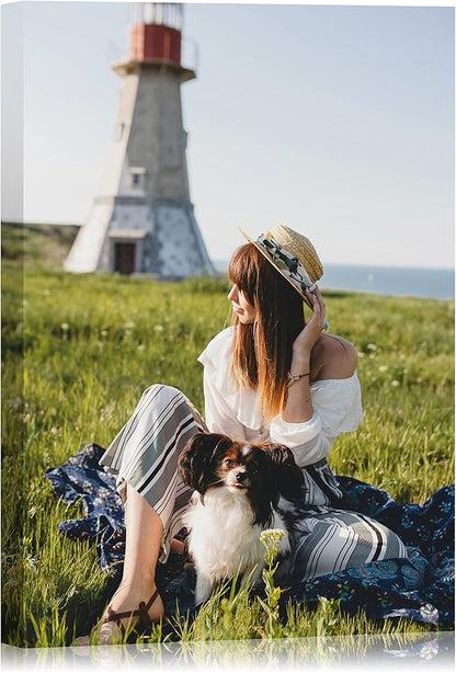 16" x 24" Personalized Photo to Canvas Print Wall Art - Custom Your Picture on Wall Art