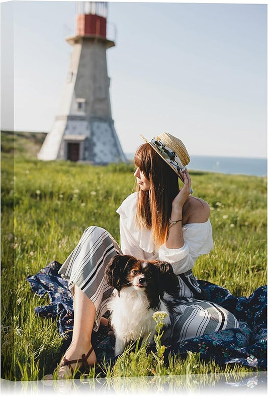 16" x 24" Personalized Photo to Canvas Print Wall Art - Custom Your Picture on Wall Art