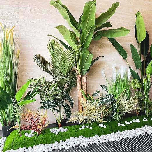 40lbs White River Rocks for Landscaping, 2-3 Inch Natural Pebbles for Indoor Plants, High Polished Decorative Stones Garden Outdoor and Indoor DIY Vase Filler Fish Tank Aquariums