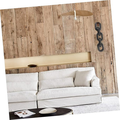 LIFKOME Elegant Wooden Chain Link Decor Home Decor for Table Office Desktop Ornament