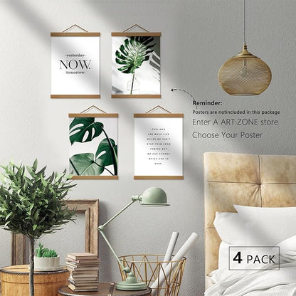 4 Pack Magnetic Picture Frames - 12x16 12x18 12x24 Poster Frame Hanger for Photo Picutre Canvas Artwork Art Print Wall Hanging