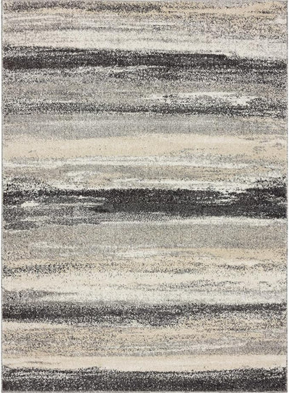 LUXE WEAVERS Tower Hill Abstract Gray 5x7 Area Rug