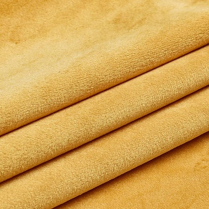 NiNi ALL Decorative Throw Pillow Covers Velvet Soft for Couch Sofa Bedroom Living Room Outdoor Pack of 2 18x18 Inch Yellow