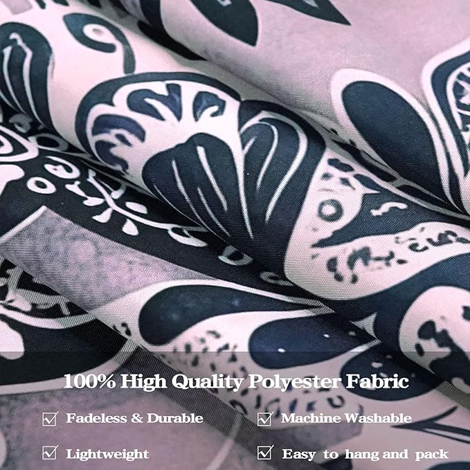 Fowocu Boho Floral Mandala Tapestry Wall Hanging Grey Bohemian Flower Medallion Tapestry Aesthetic Gray Black Hippie Indian Small Tapestries for Bedroom Living Room Dorm Decor 60 x 44 Inch