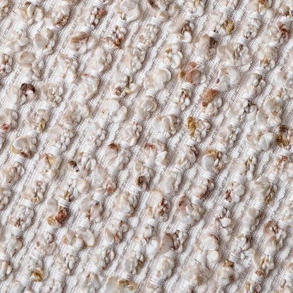 20x20 Beige Throw Pillow Cover Textured Boucle Striped Chic Morden Boho Accent Farmhouse Square Decorative Couch Pillow Cover for Home Decor Bed Sofa Living Room