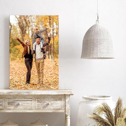 YYYYHPP Canvas Prints with Your Photos, Personalized Photo to Canvas Wall Art,Canvas Printing for Wedding, Family, Baby, Pets, Home Office Decor, Wrapped Frame 24"x36"