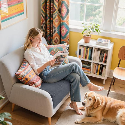 Hokway Stretch Couch Cushion Slipcovers Reversible Cushion Protector Slipcovers Sofa Cushion Protector Covers(Gray, Small)
