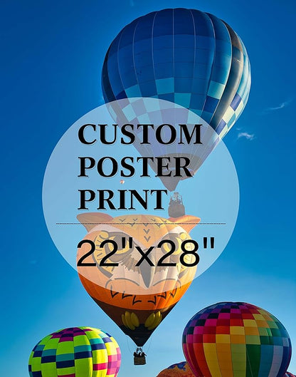 jenesaisquoi Custom Canvas Art Print 22" x 28", Upload Your Photo Image Custom Personalized Photo to Poster Printing Home Decor Wall Art Prints (Unframed)