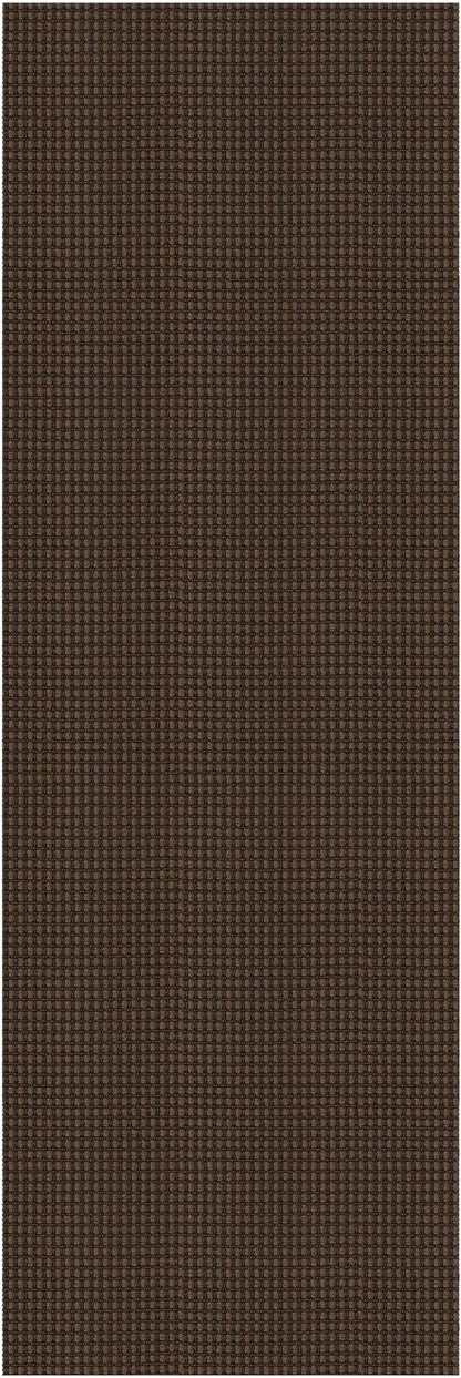 IOHOUZE Washable Runner Rug 2x7 Non Slip Runners for Hallways Entryway Runner Indoor, Kitchen Rugs Woven Cotton Floor Carpet for Kitchen Hall Entrance Bedroom, Brown