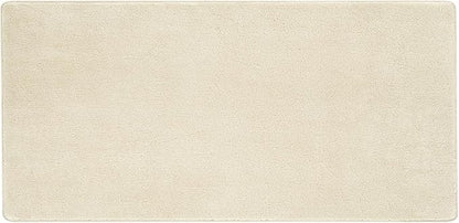 PURE ERA Carpet Stair Tread Landing Mat Area Rug Ultra Plush Shag Soft Non Slip Skid Resistant Tape Free Indoor Doormat Washable Reusable Beige 2' X 6'