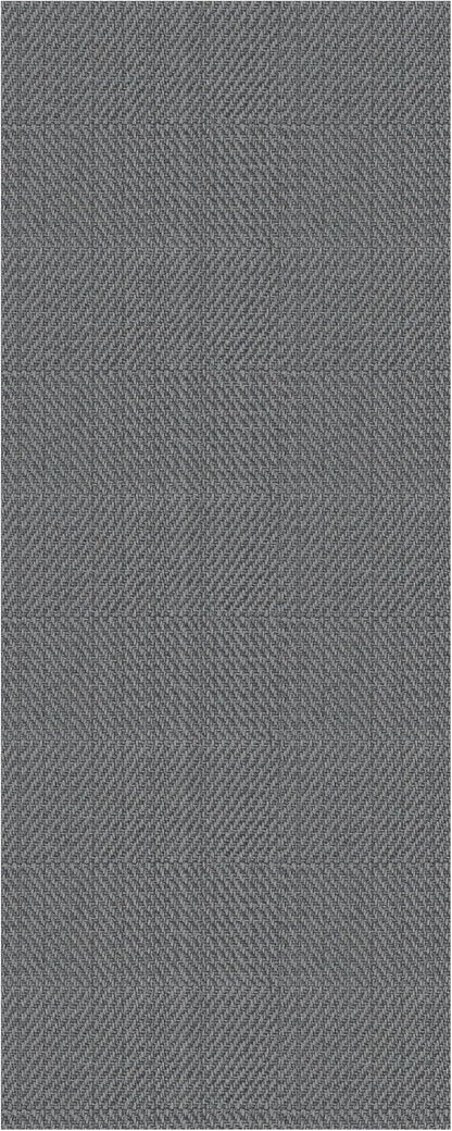 IOHOUZE Washable Runner Rug 2x5 Non Slip Runners for Hallways Entryway Runner Indoor, Kitchen Throw Rug Woven Cotton Floor Carpet for Hall Entrance Bedroom, Charcoal/Dark Grey
