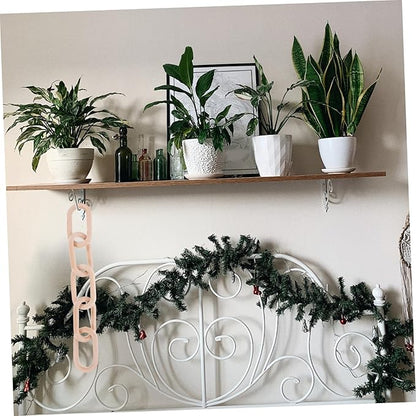 Wood Chain Link Decoration Minimalist Table Decor for Living Room Dining Table Rustic Design for Home Office and Special Occasions