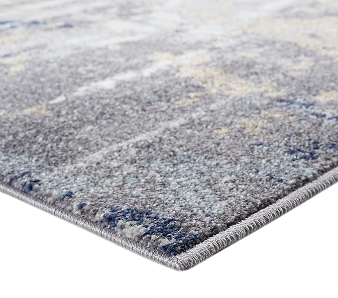 LUXE WEAVERS Hampstead Abstract Collection Gray 5x7 Area Rug 49