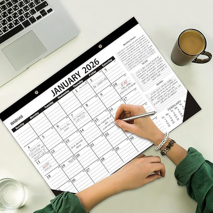 Desk Calendar 2026-January 2026 to June 2027,3 PACK-2026 Desk calendar,18 Months,12x17 in,School Desk Calendar 2026,Office Calendar 2026-2027